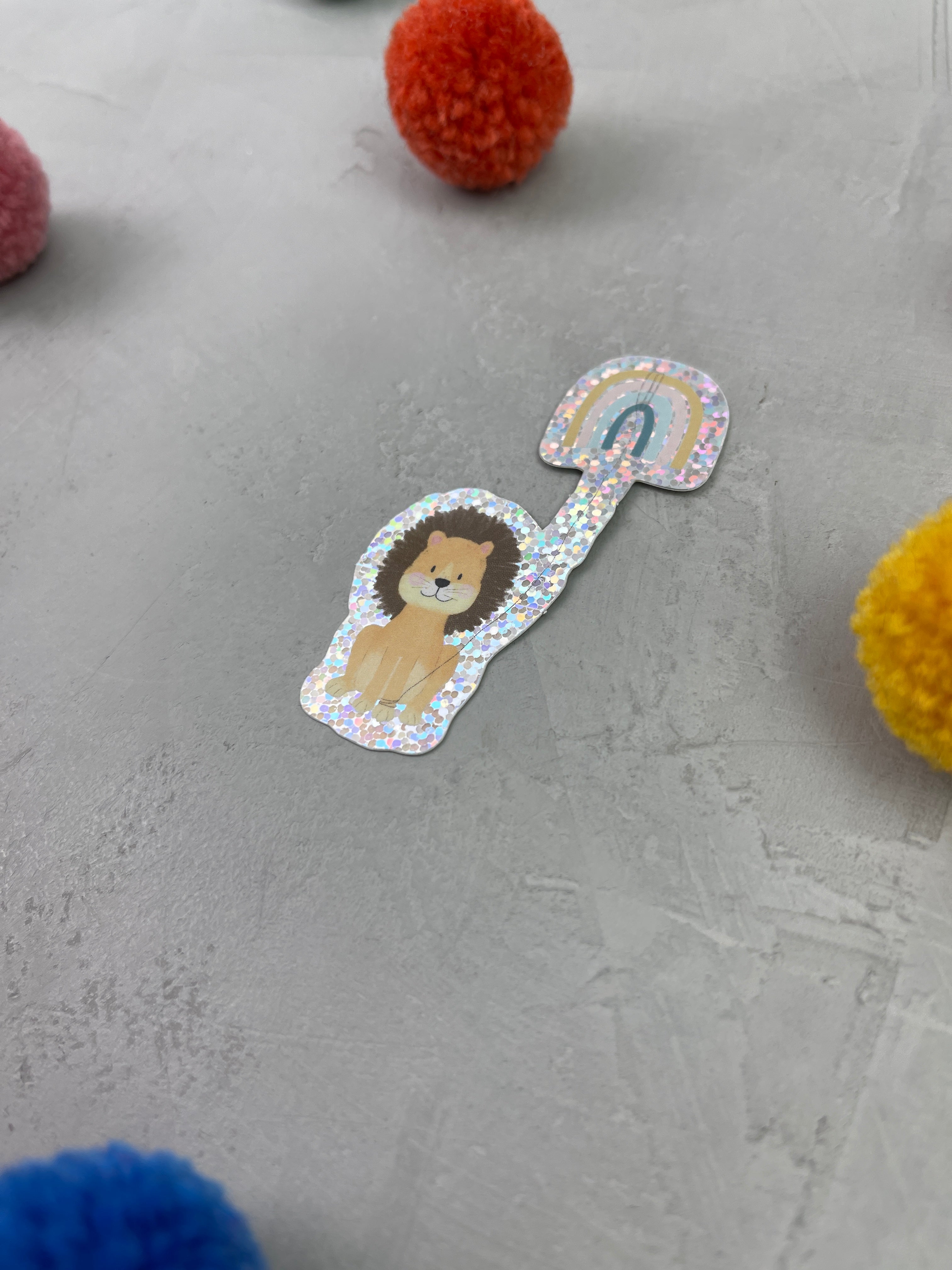 XXL Glitter-Sticker - Löwe von 'Ein Stück vom Glück'