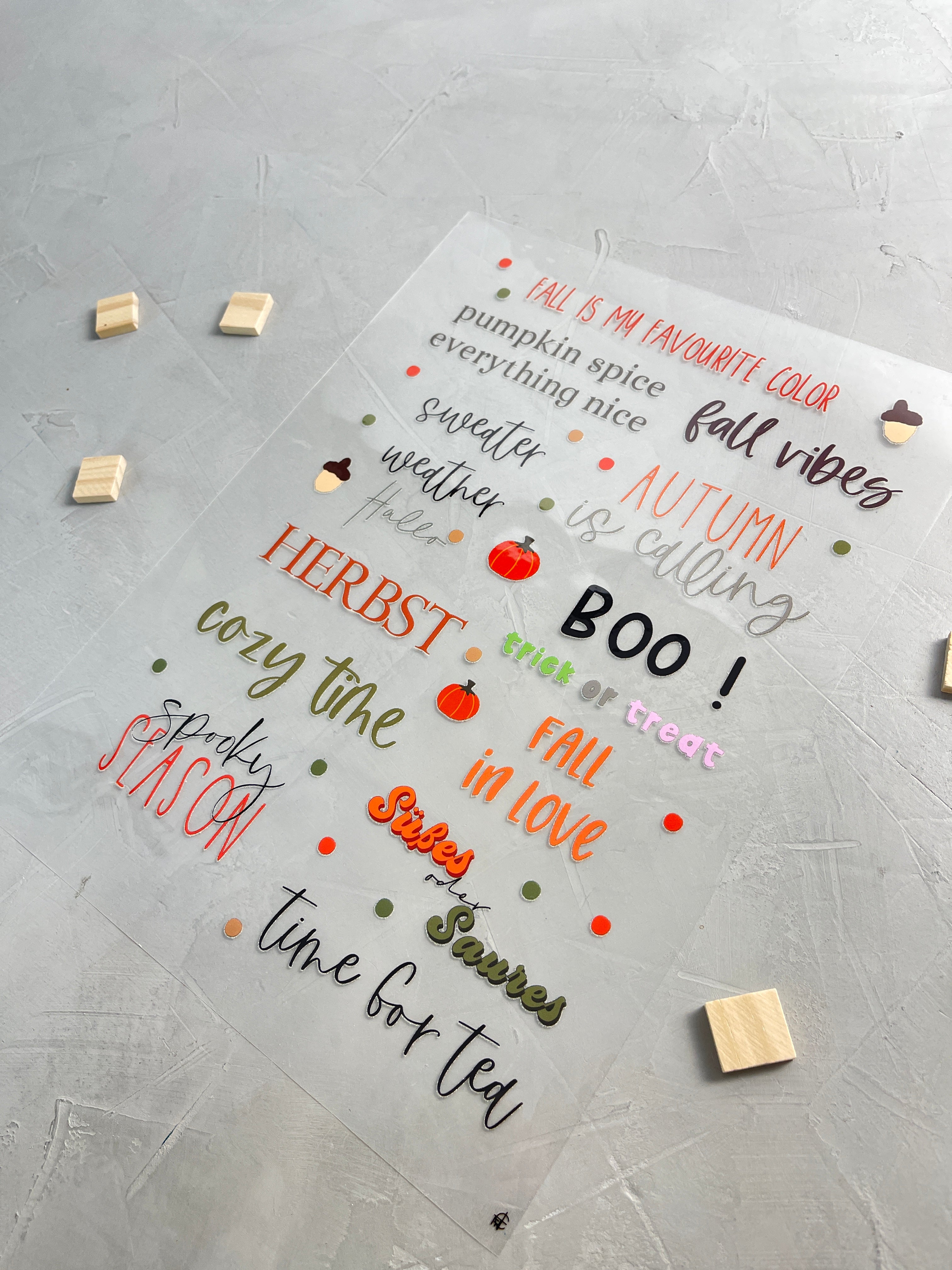 Bügelbild "Herbststimmung"