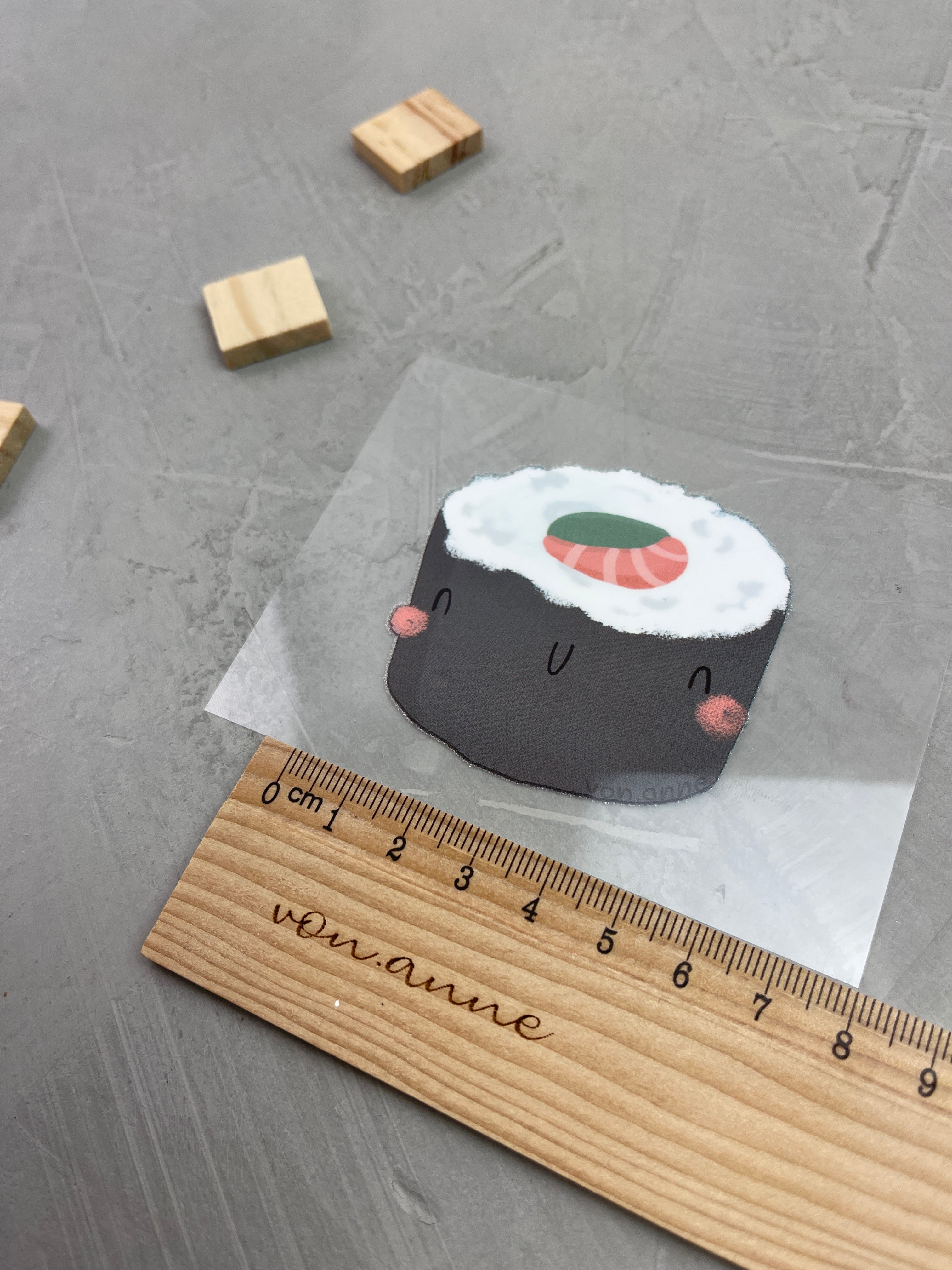 kleines Bügelbild - Maki me happy