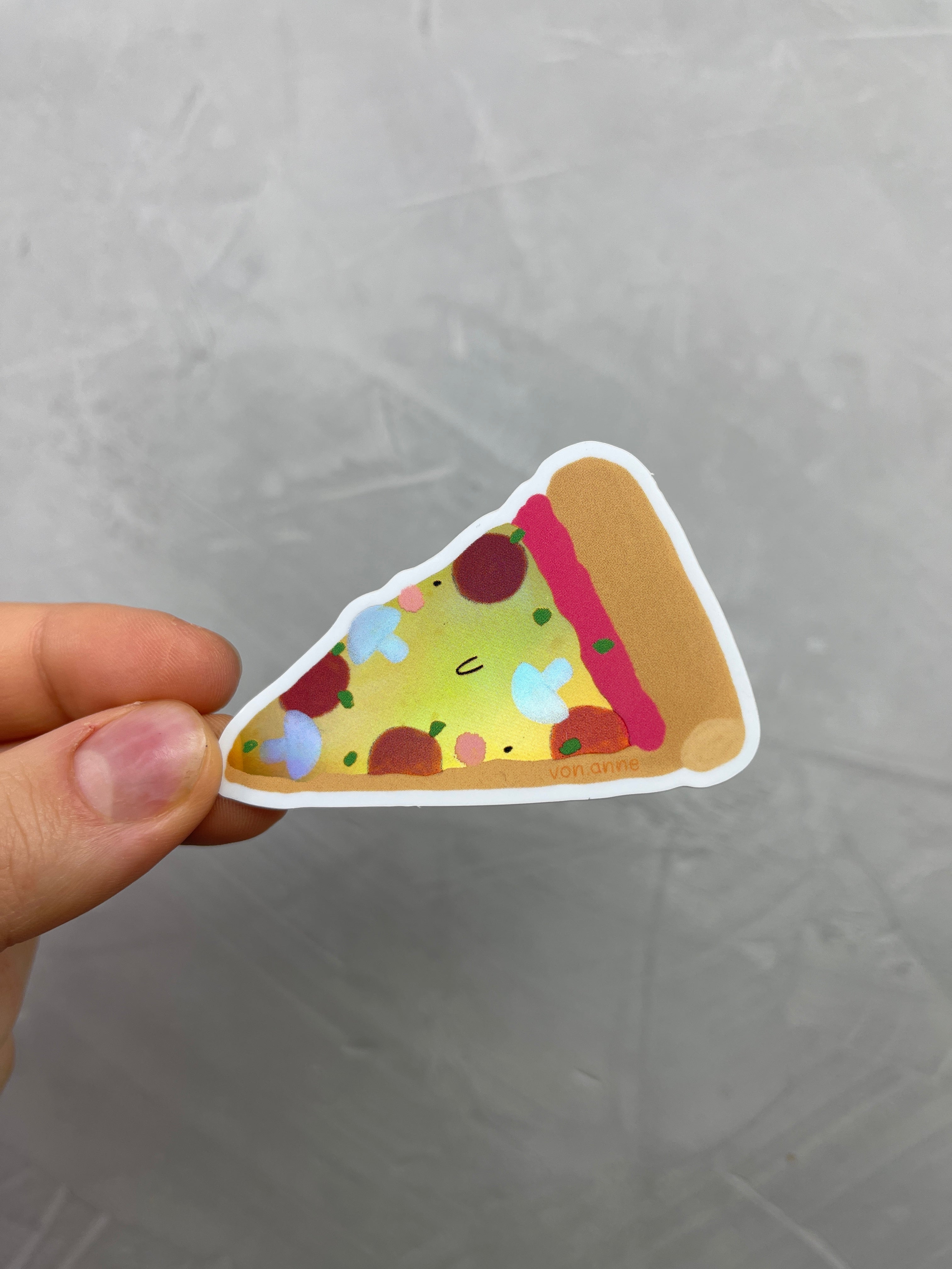 XXL Holo-Sticker - Slice to meet you