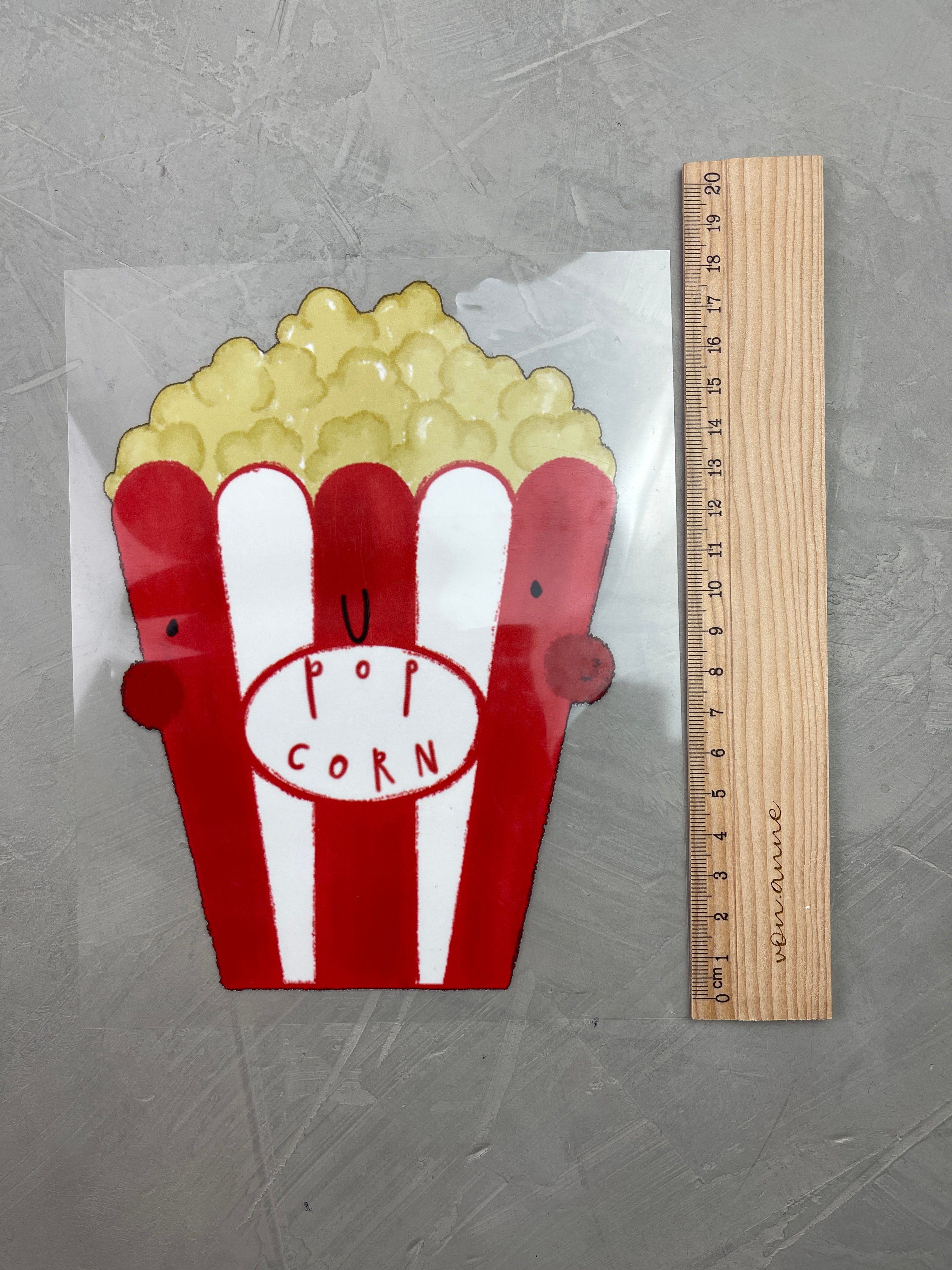 großes Bügelbild - Movienight