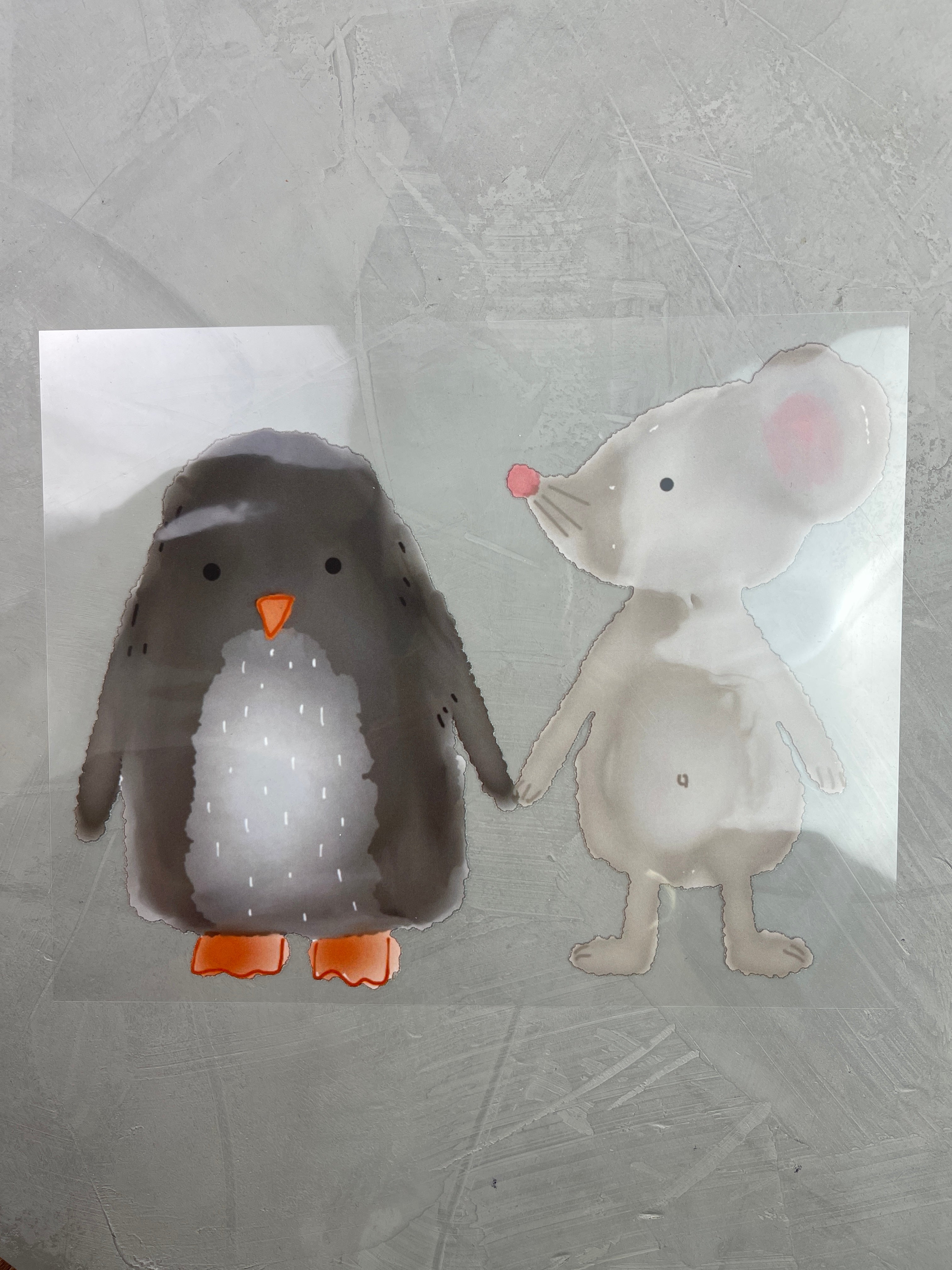 XXL Bügelbild - Sandkastenliebe