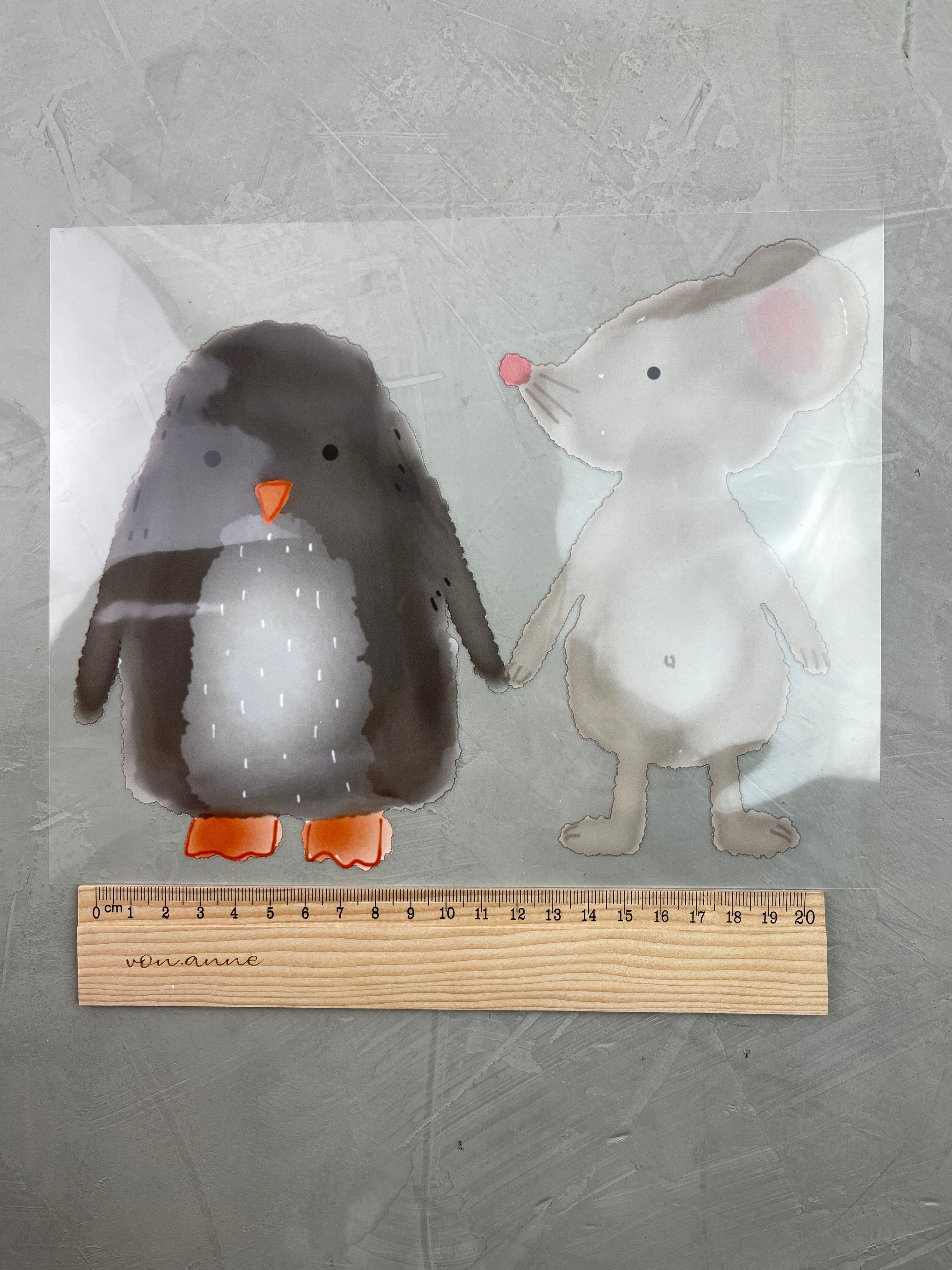 XXL Bügelbild - Sandkastenliebe