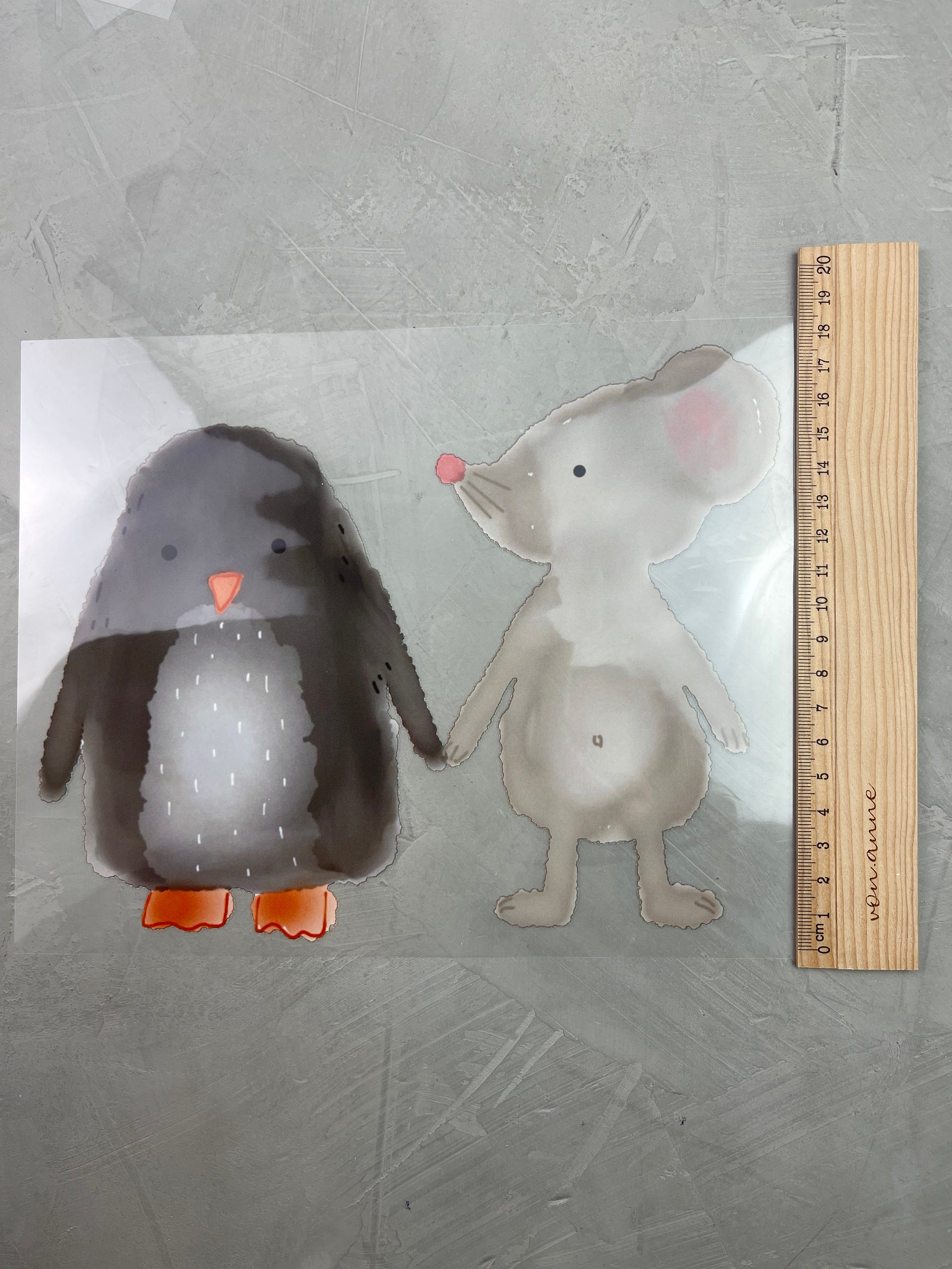 XXL Bügelbild - Sandkastenliebe