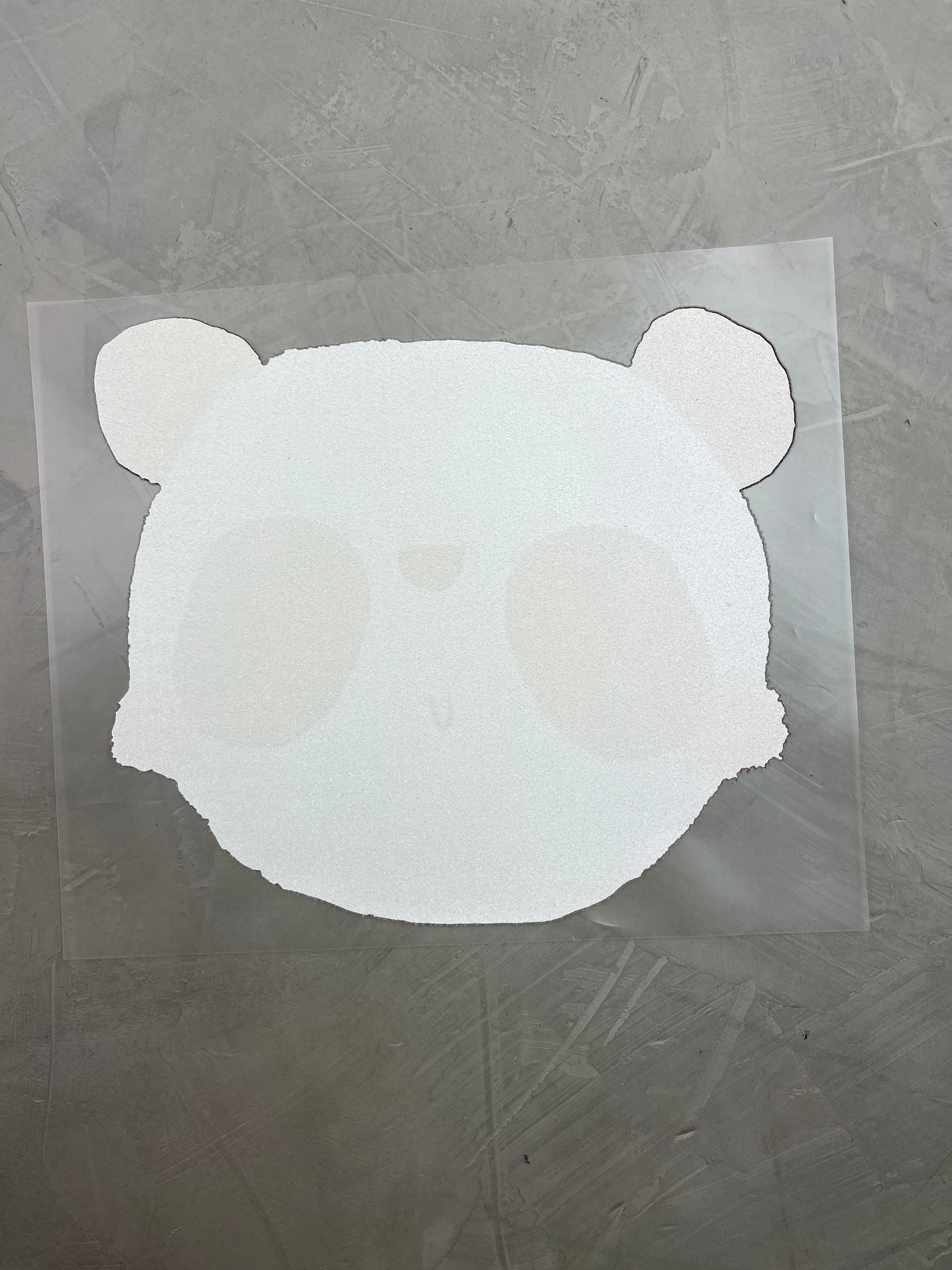 XXL Bügelbild - Panda/Woke up like this