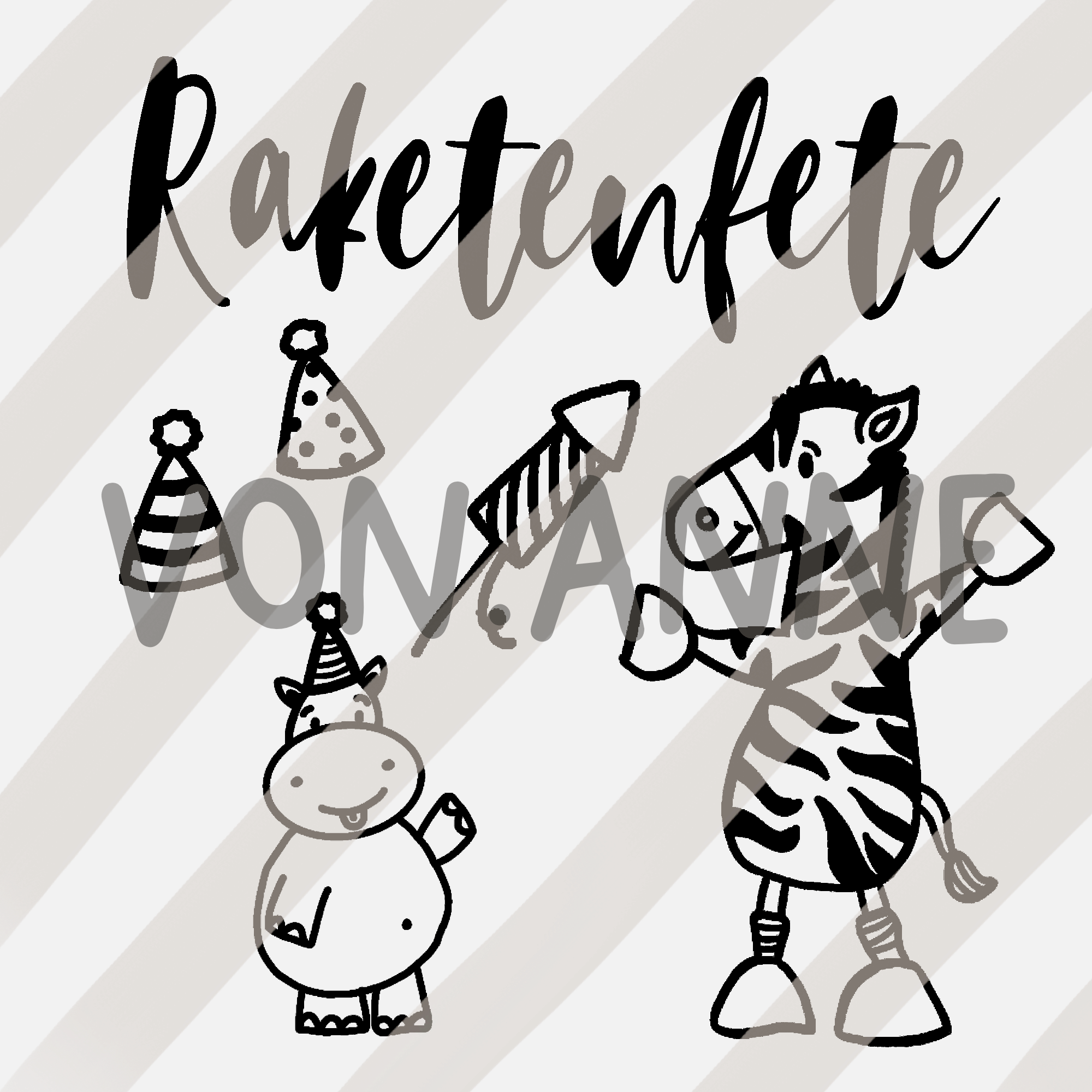 Plotterdateien-Set - Raketenfete
