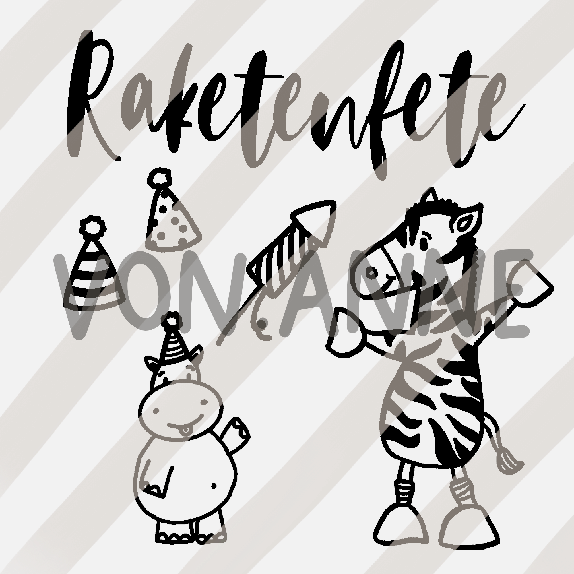 Plotterdateien-Set  - Raketenfete