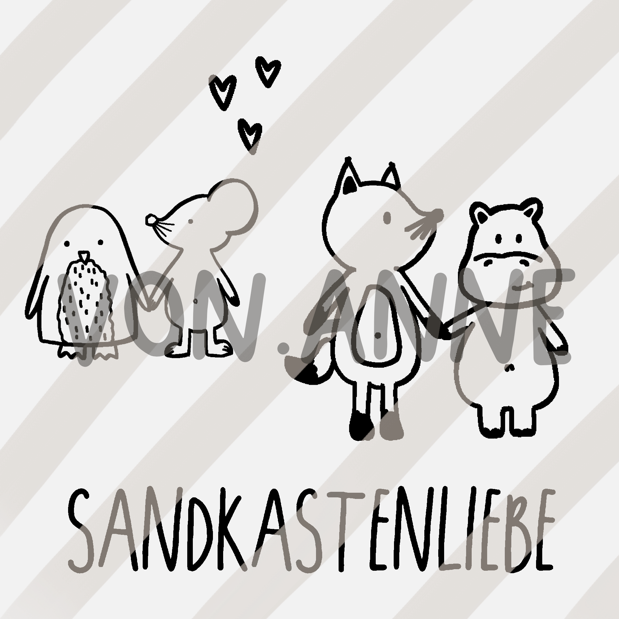Plotterdateien-Set - Sandkastenliebe