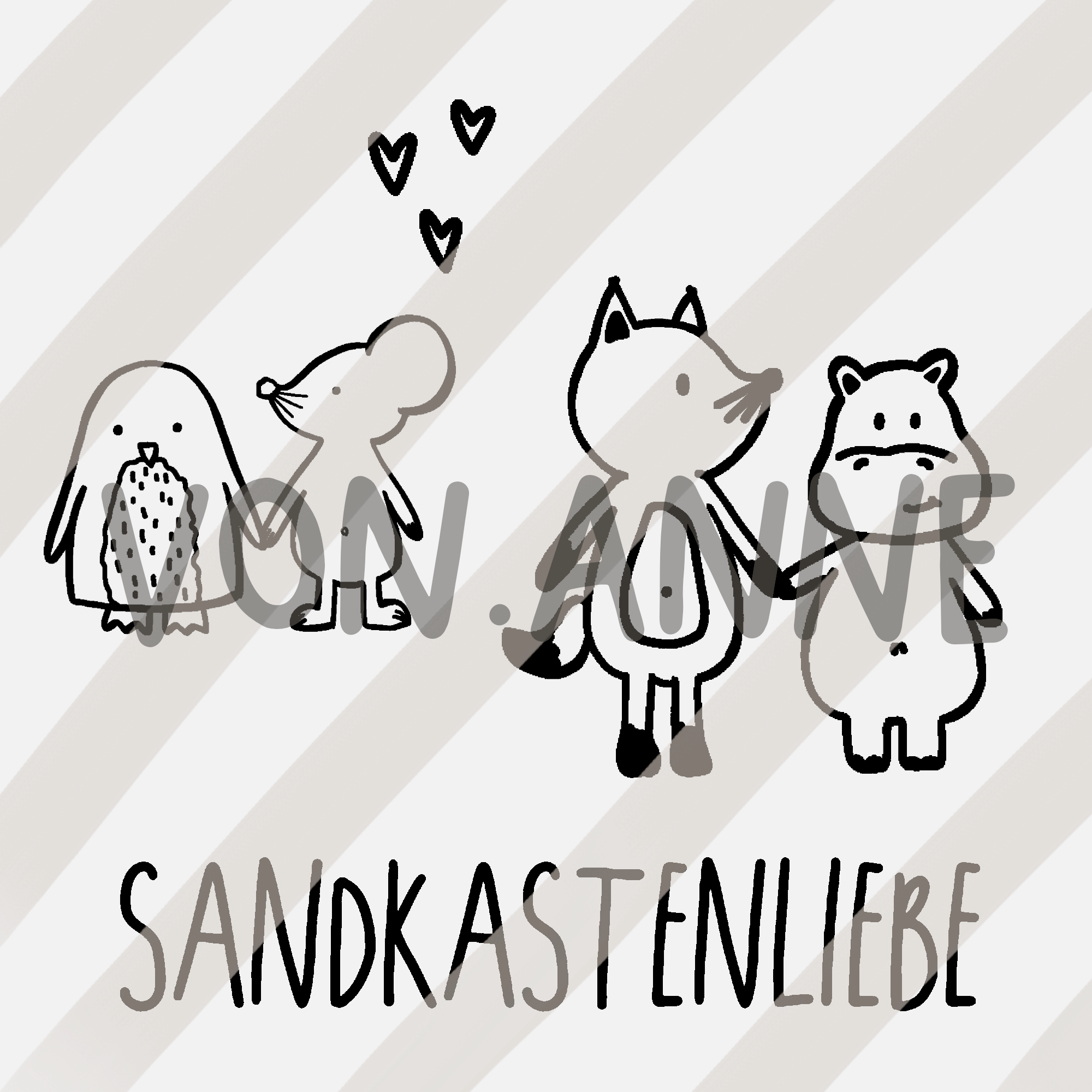 Plotterdateien-Set  - Sandkastenliebe