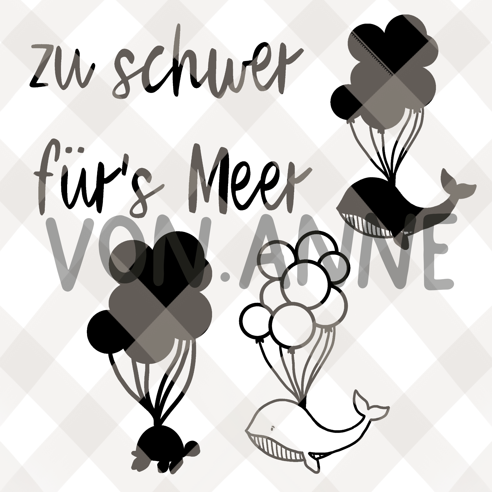 Plotterdateien-Set - zu schwer für's Meer