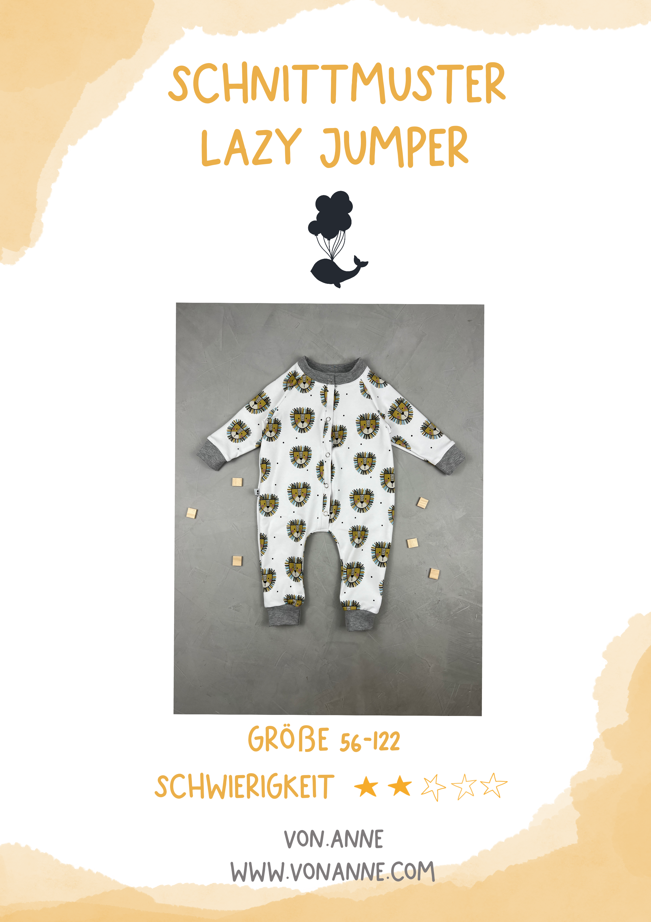 digitales Schnittmuster - Lazy Jumper