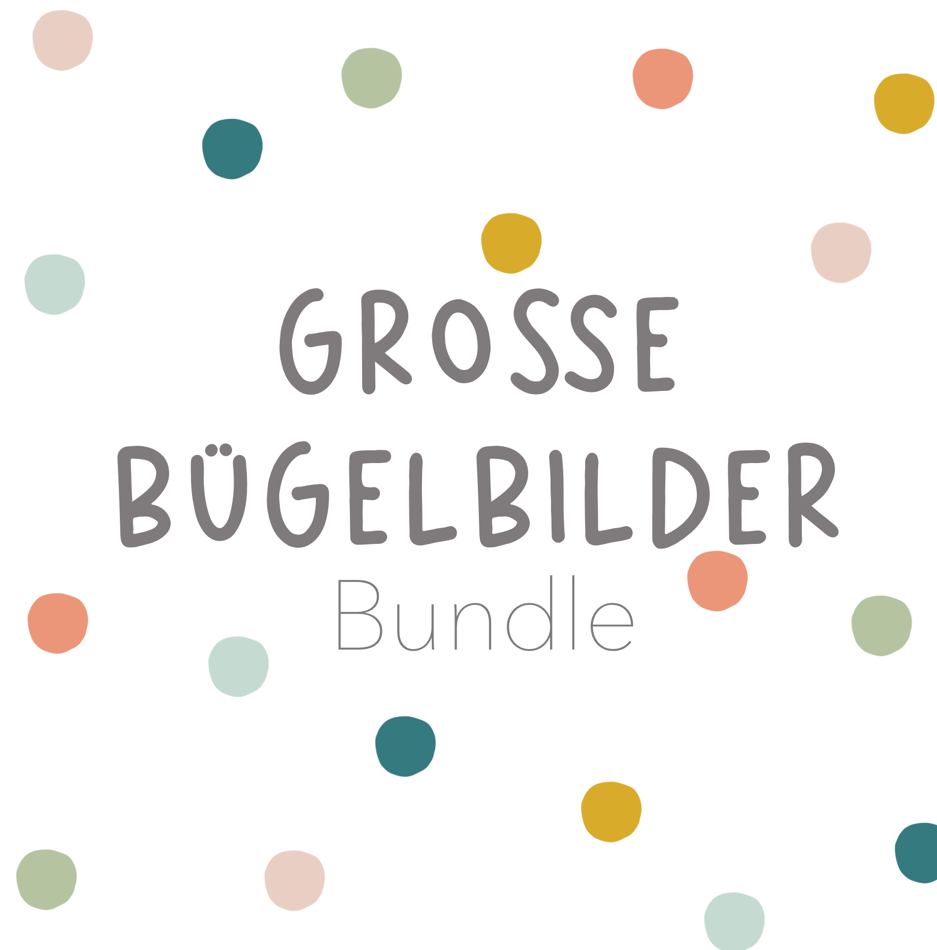 Bundle - große Bügelbilder