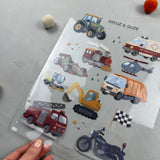 Bügelbildbogen - Kreuz und Quer