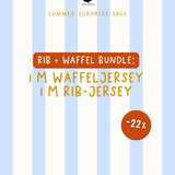 Surprise Sale - Rib + Waffeljersey Bundle