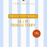 Surprise Sale - 2x 1 M French Terry Bundle