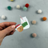 kleines Bügelbild - Snack for Santa