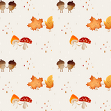 vierlagiger Musselin - Verknallt im Wald