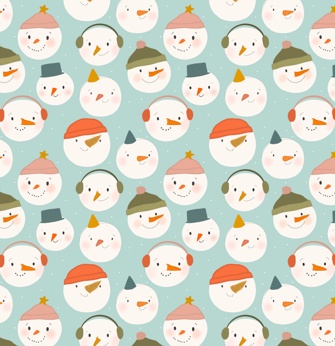 Stepp - Schneeballschlacht/Helles Mint