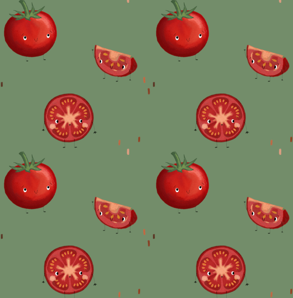 French Terry - Tolle Tomate