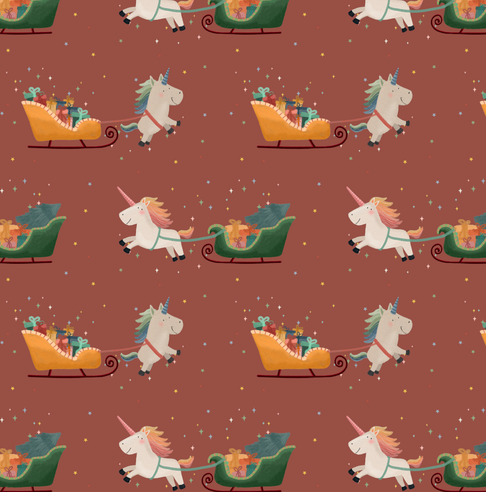 French Terry - Wunschhorn/Rosarot