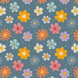 French Terry - Blütenbad