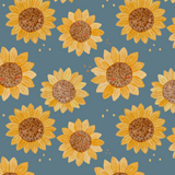 French Terry - Hello Yellow (Blau)