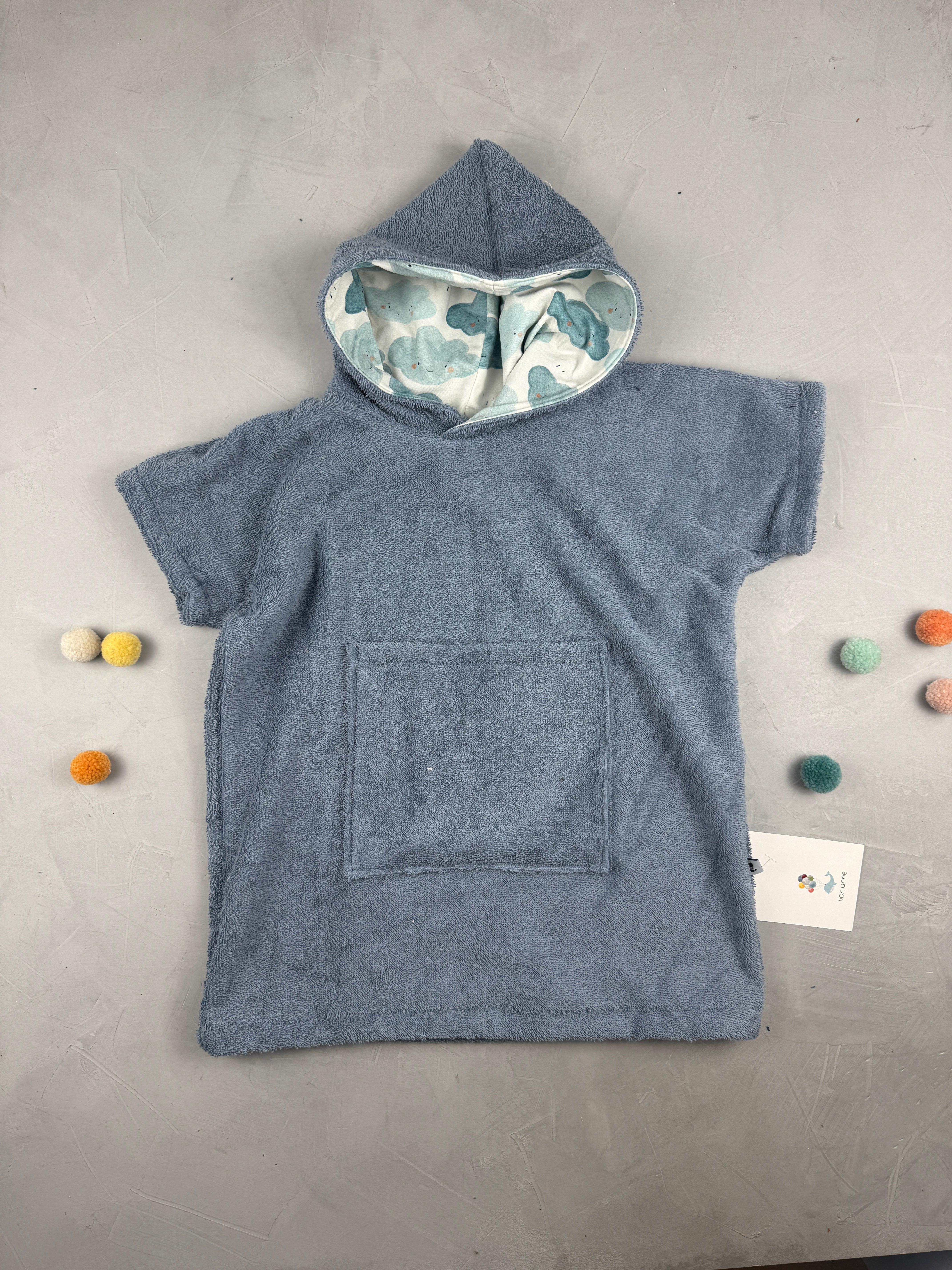 Badeponcho - Über den Wolken (2-4 Jahre)