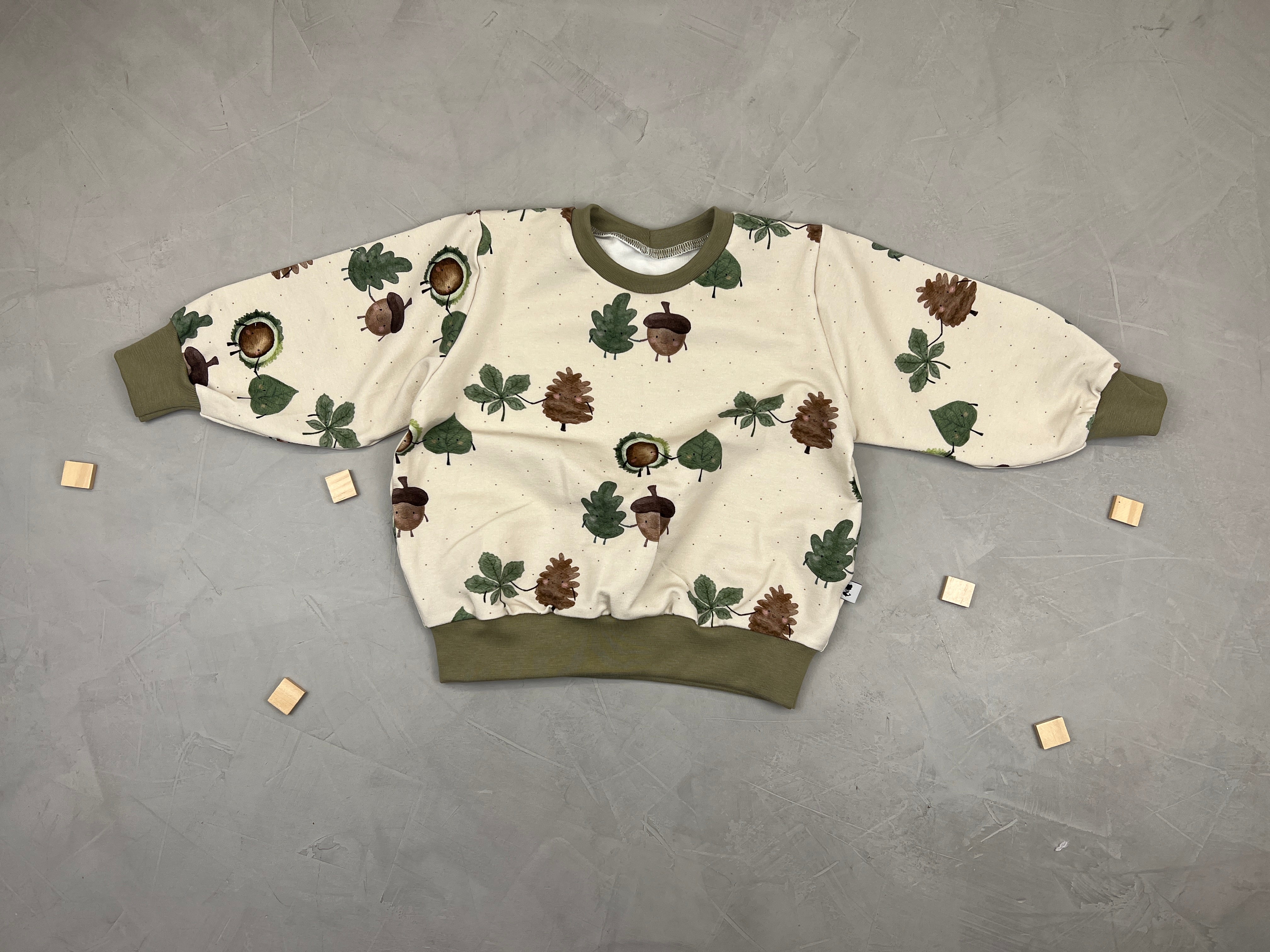 Oversize Sweatshirt - Fall in Love (12-18 M)