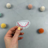 kleine Bügelbild - Pink Power/stehend