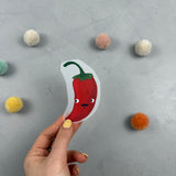 mittleres Bügelbild - Too hot to handle