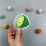 mittleres Bügelbild - Nette Limette