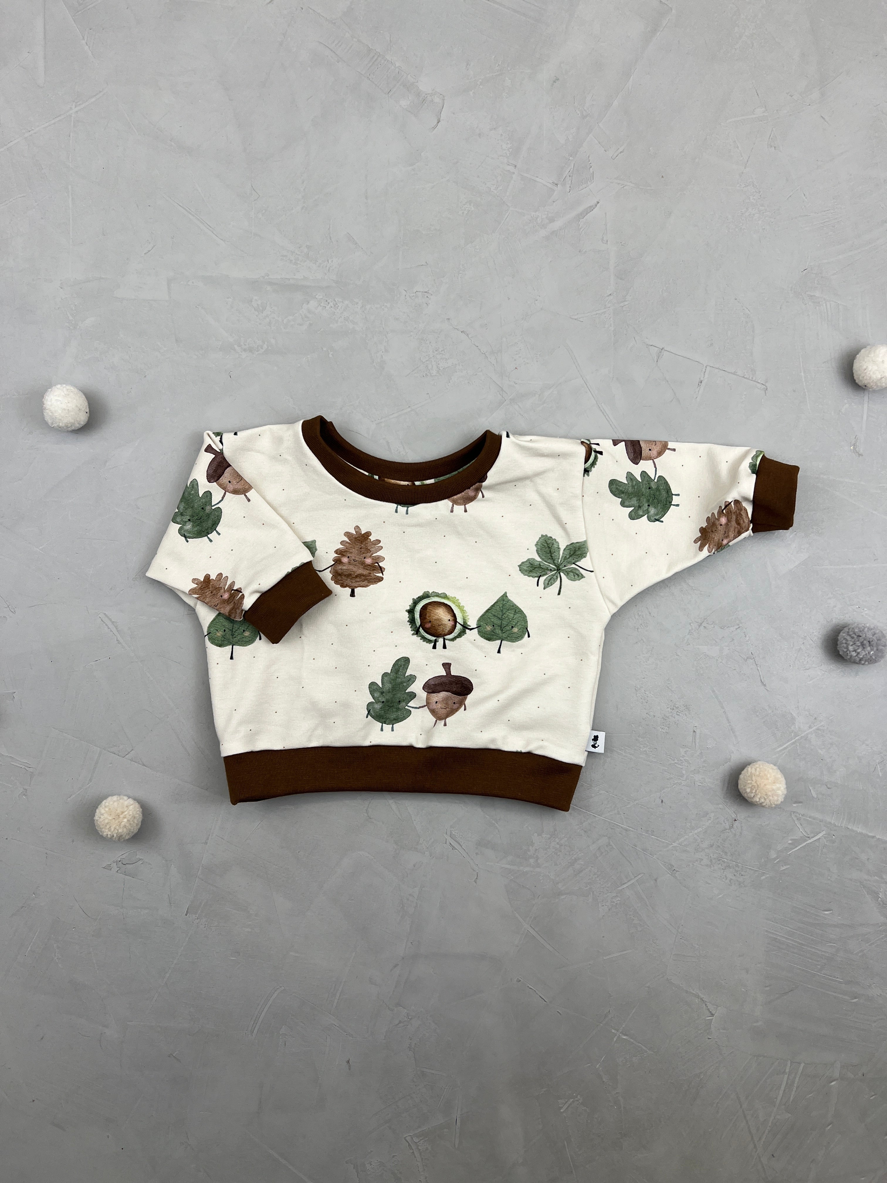 Oversize Sweatshirt - Fall in love (0-3 M)