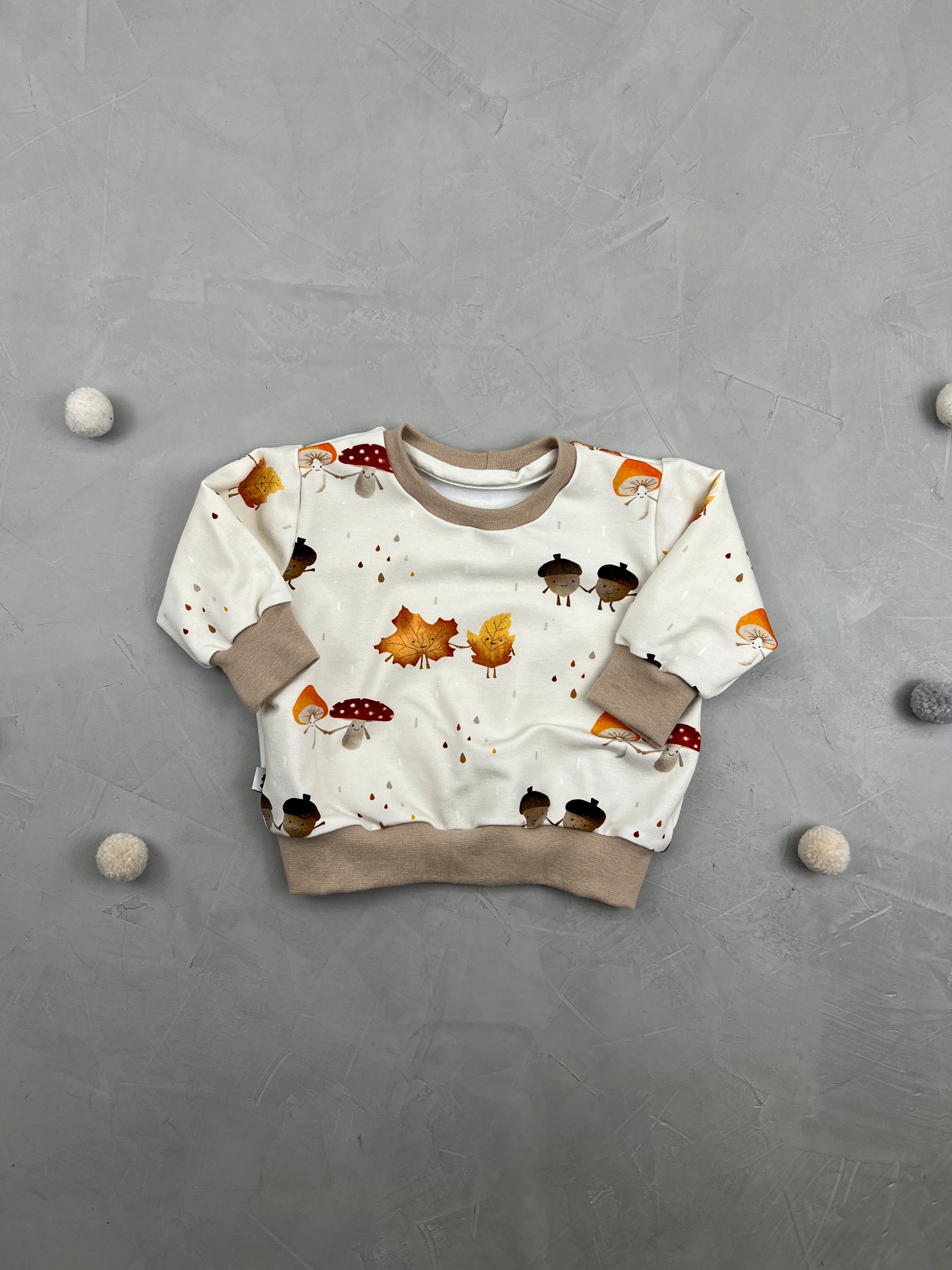 Oversize Sweatshirt - Verknallt im Wald (3-6 M)