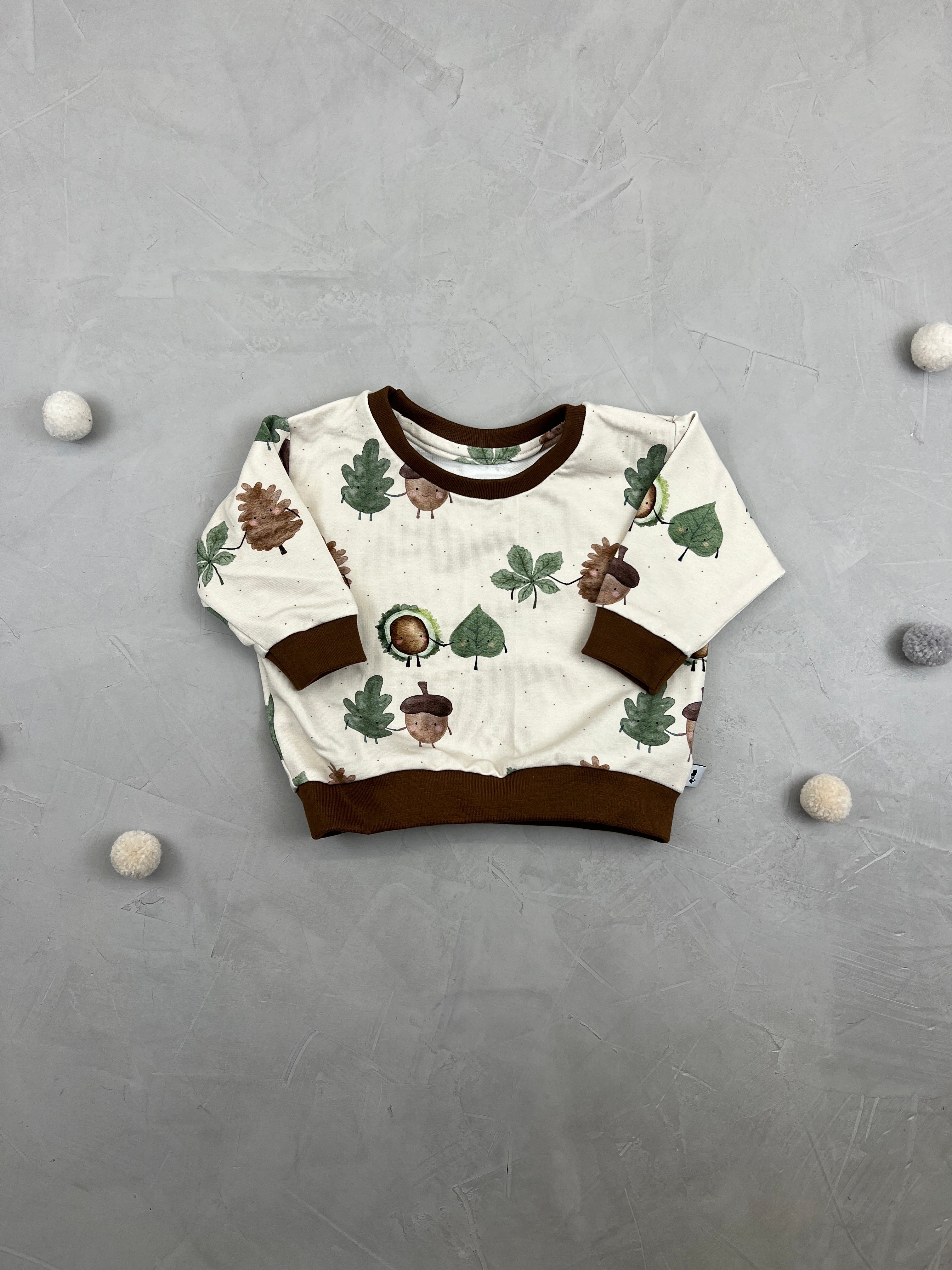 Oversize Sweatshirt - Fall in love (3-6 M)