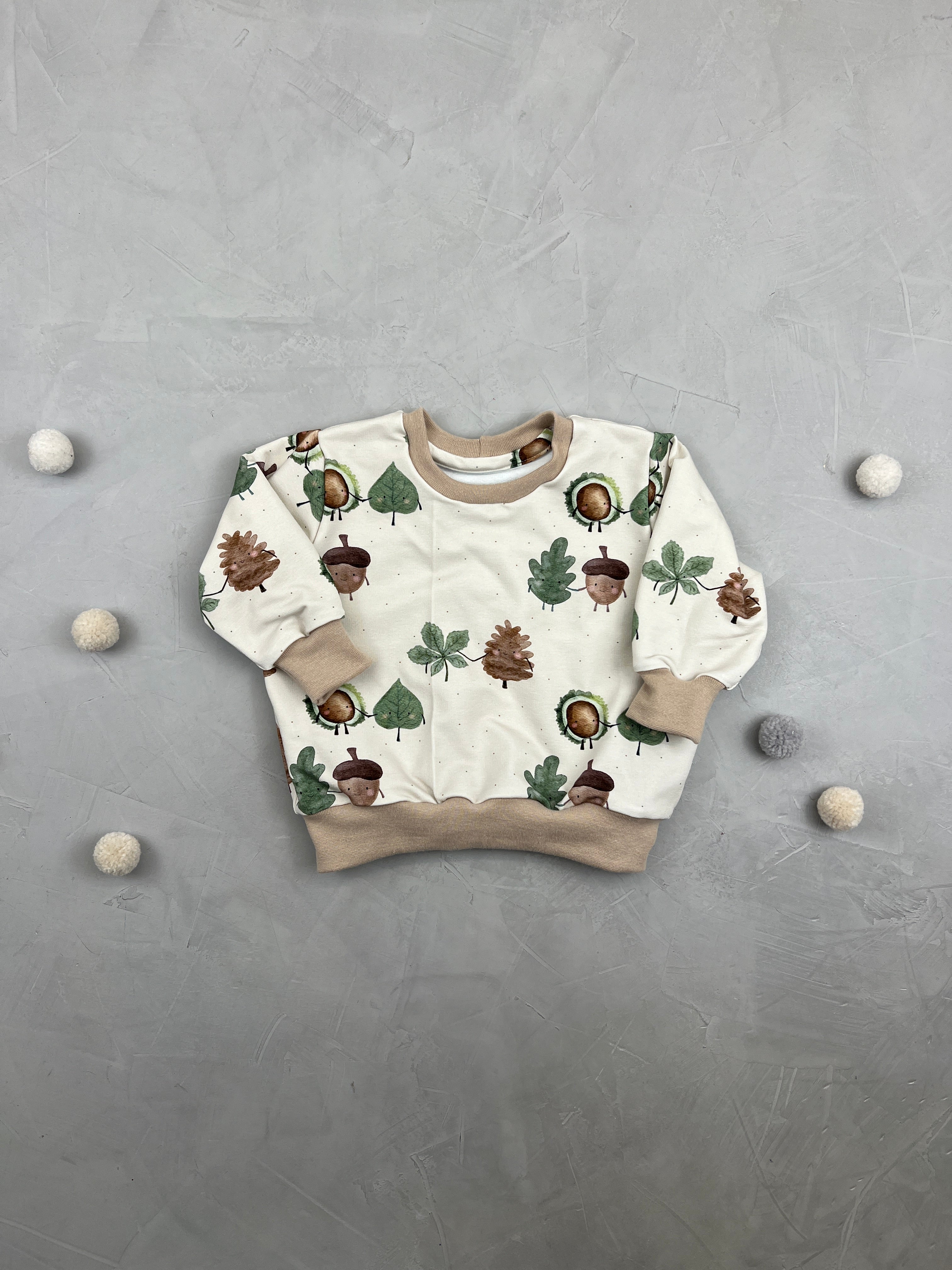 Oversize Sweatshirt - Fall in love (6-9 M)