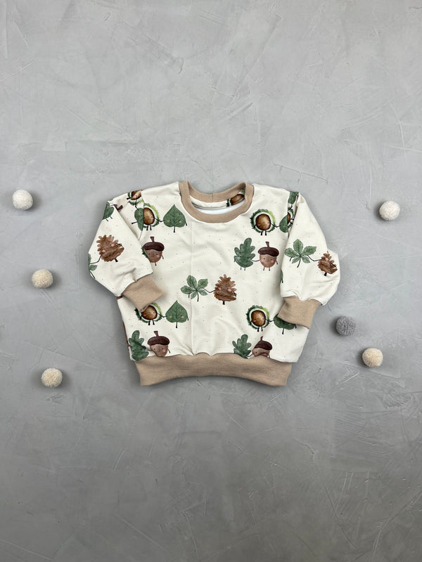 Oversize Sweatshirt - Fall in love (6-9 M)