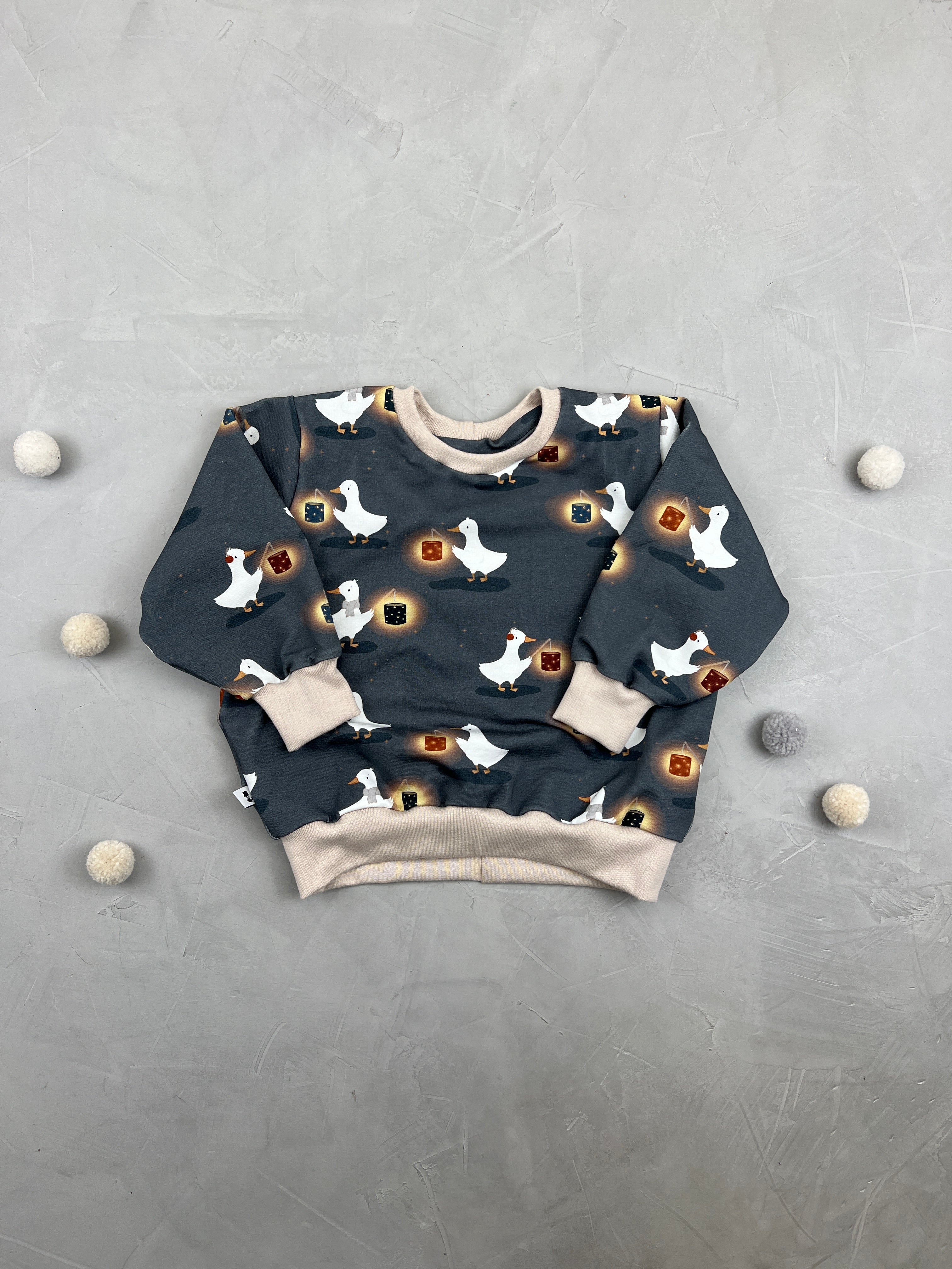 Oversize Sweatshirt - Gänsemarsch (12-18M)