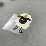 kleines Bügelbild - Komme was Wolle