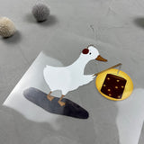 großes Bügelbild - Gänsemarsch