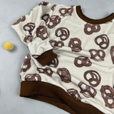 Oversize Sweatshirt - Stretch Frottee/Brezeln (3-4 J)