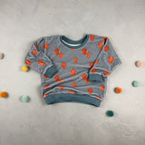 Oversize Sweatshirt - Stretch Frottee/Unentbeerlich (9-12 M)