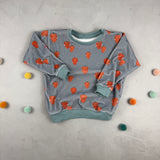 Oversize Sweatshirt - Stretch Frottee/Unentbeerlich (3-4 J)