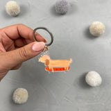 Schlüsselanhänger - Wackeldackel