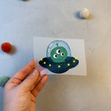 kleines Bügelbild - Ufonauten