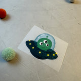 kleines Bügelbild - Ufonauten