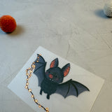 kleines Bügelbild - Nachtaktiv/Fledermaus