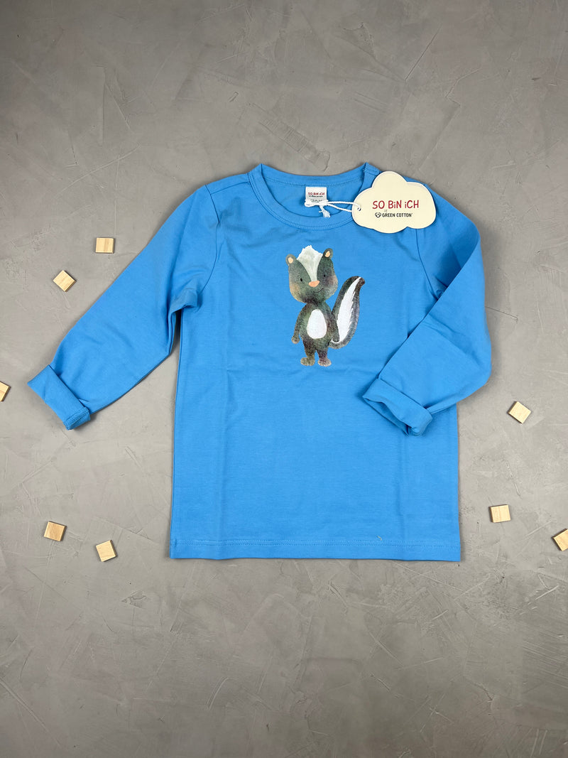 Longsleeve - Smilla/bunny blue