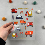 Bügelbildbogen - Verkehrschaos