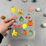 Bügelbildbogen - Obstsalat