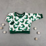 Oversize Sweatshirt - Tyranno Santa Rex (3-6 M)